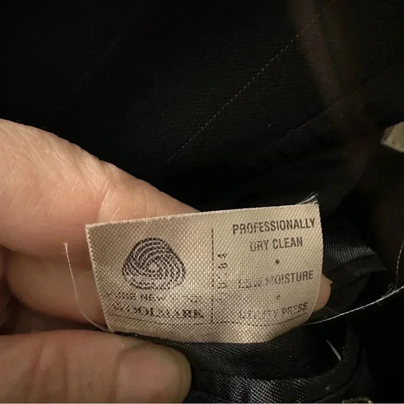 Tommy Hilfiger Men's Black Pure Wool Blazer Single Breasted Jacket Size 42R GUC - Picture 6 of 8